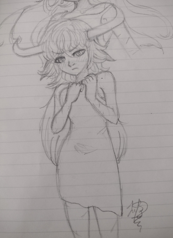 Girl with Horns by Eli Lobo