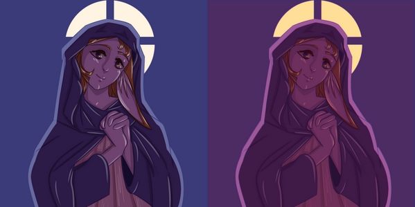 Virgin Mary by Eli Lobo